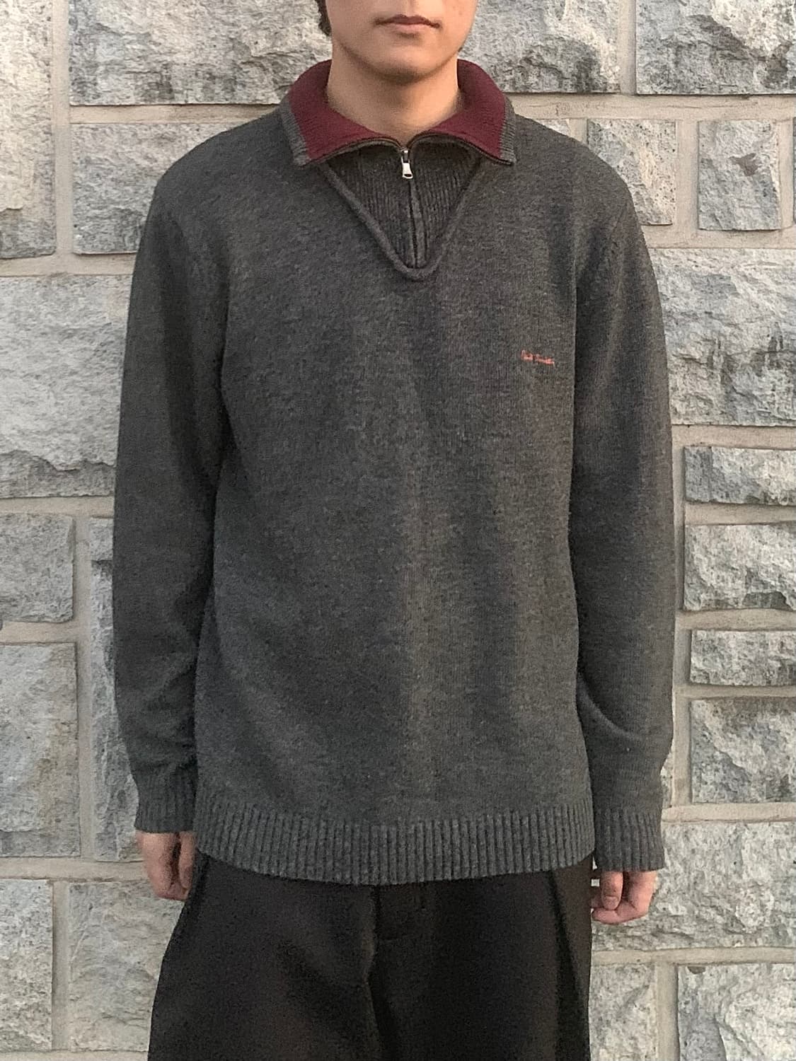 폴 스미스 진스 투톤 칼라 니트 상품이미지4