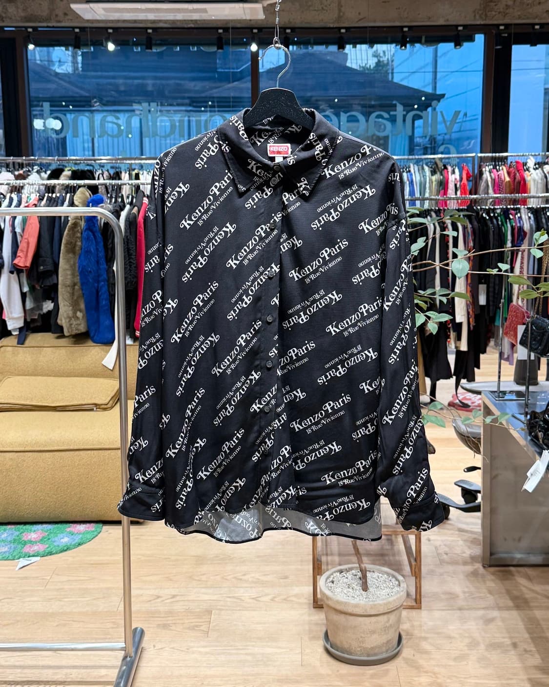 겐조 블랙 로고 베르디 파리 에디션 셔츠 상품이미지1