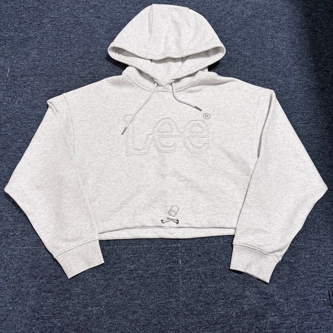 Lee 크롭 빅 트위치 후드티 상품이미지1