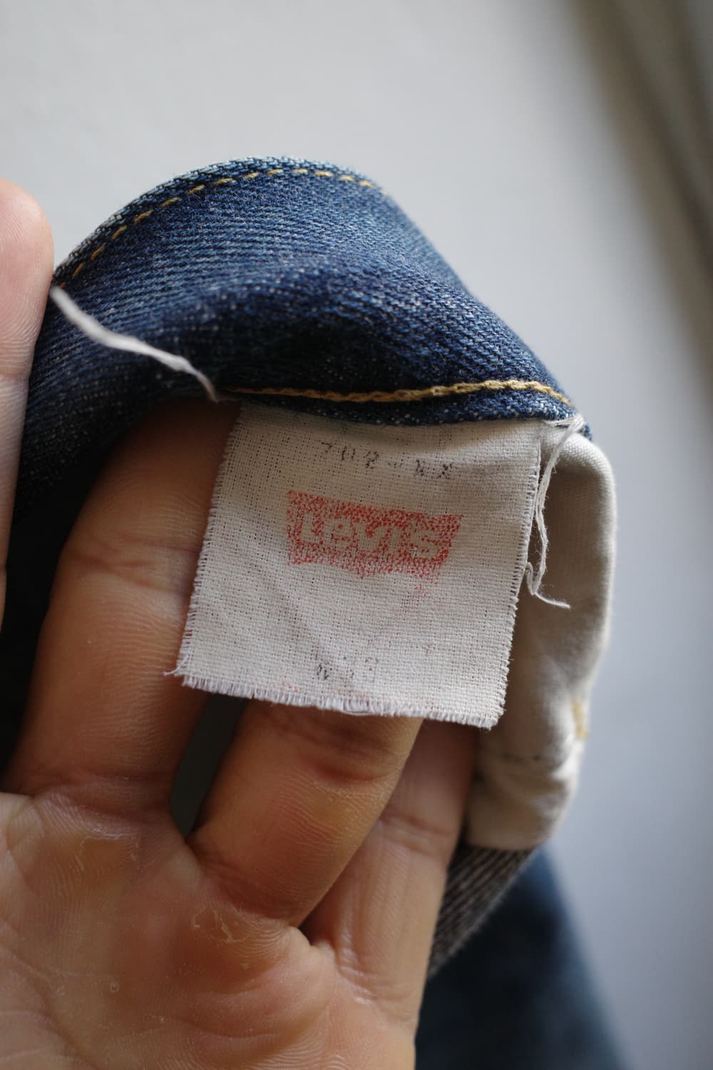 90s 리바이스 702 빅 E 셀비지 데님팬츠 상품이미지9