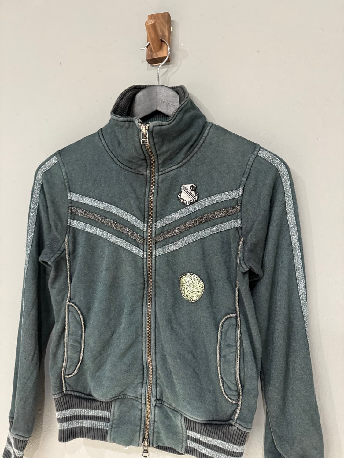 sporty line detail 2-way zip-up 상품이미지5
