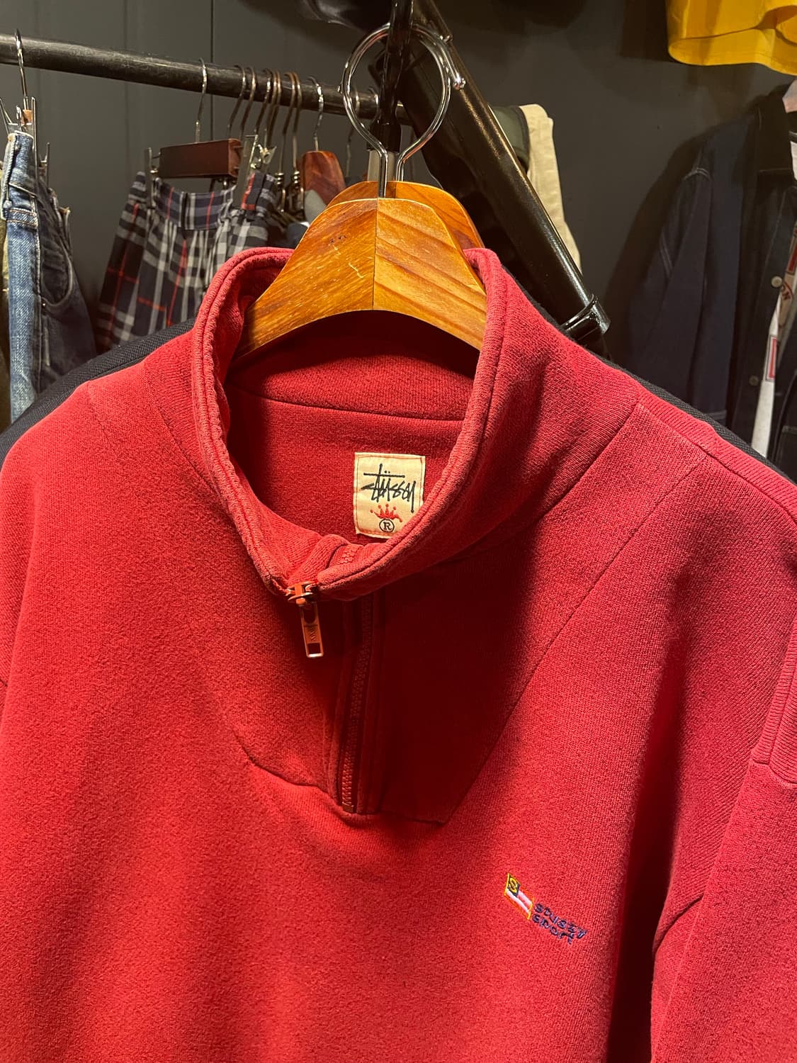 90s 올드스투시 반집업 상품이미지4