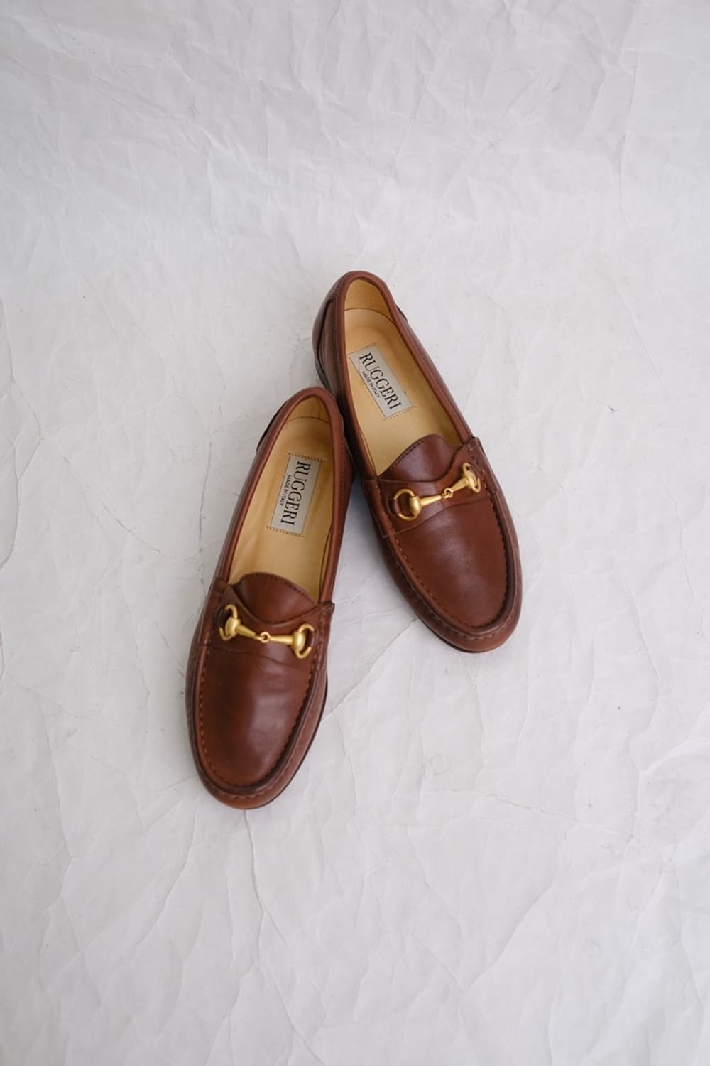 Italy ruggeri vero cuoio chain loafer 상품이미지5