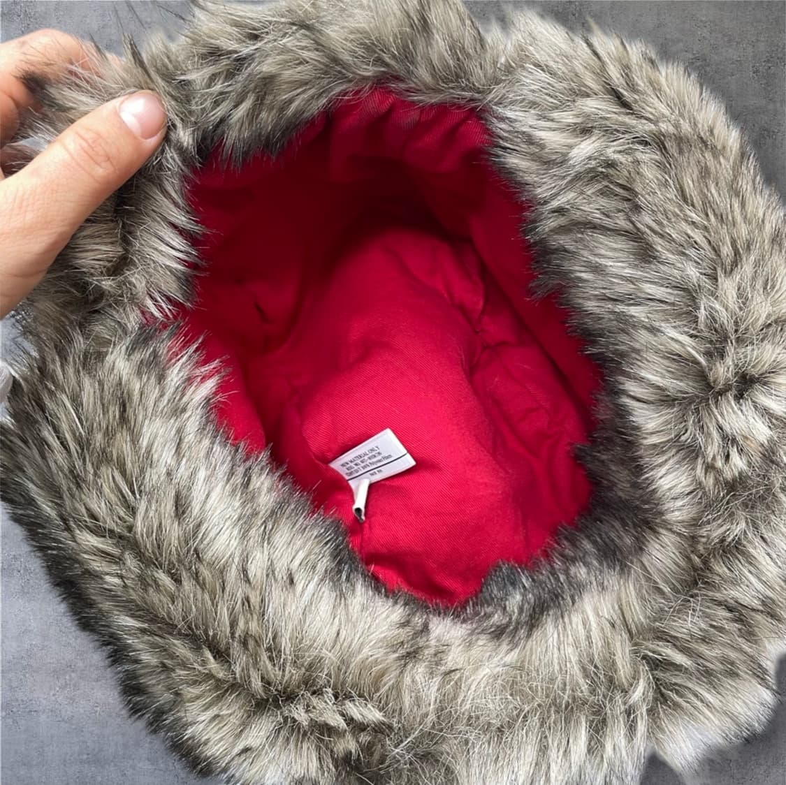 아베크롬비 Abercrombie 레드 체크 트루퍼햇 상품이미지6