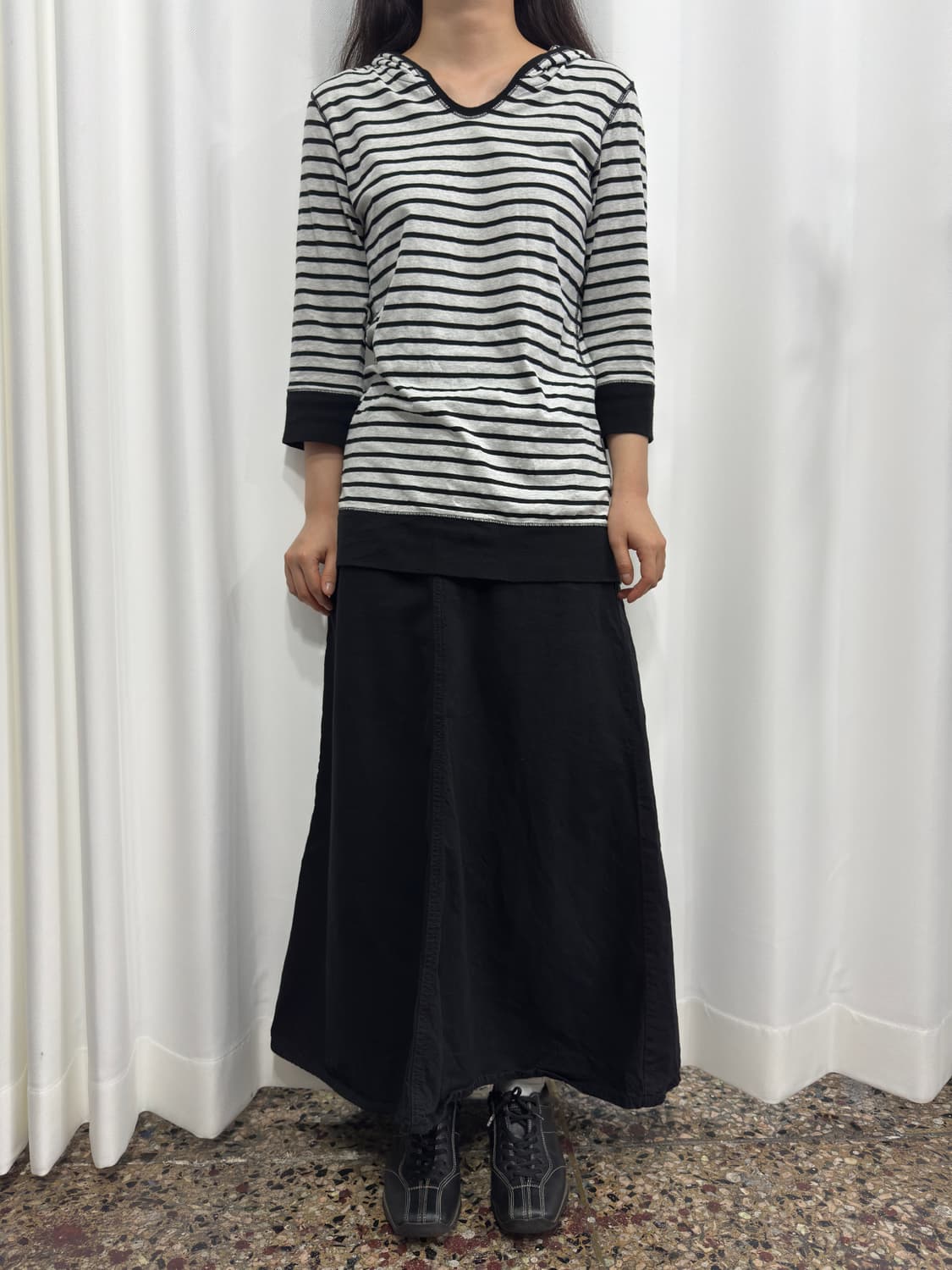 uniqlo stripe hoodie 상품이미지3