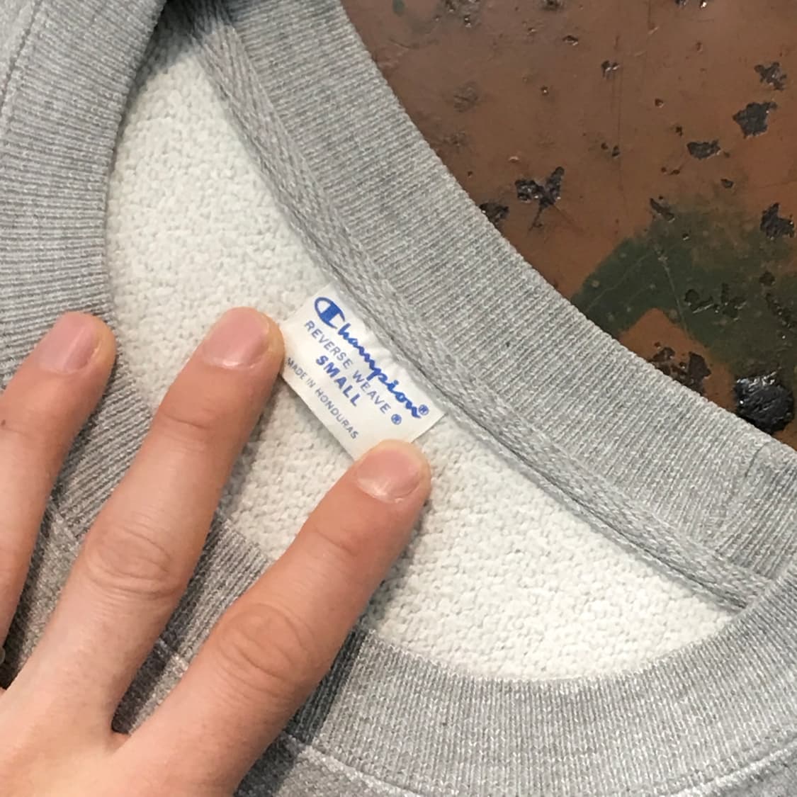 챔피온 리버스위브 그레이 기모 맨투맨 남성 102 105 여성 프리사이즈 상품이미지4