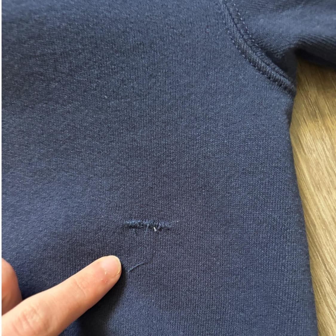 90s 러셀 애슬레틱 후드집업 네이비 상품이미지5