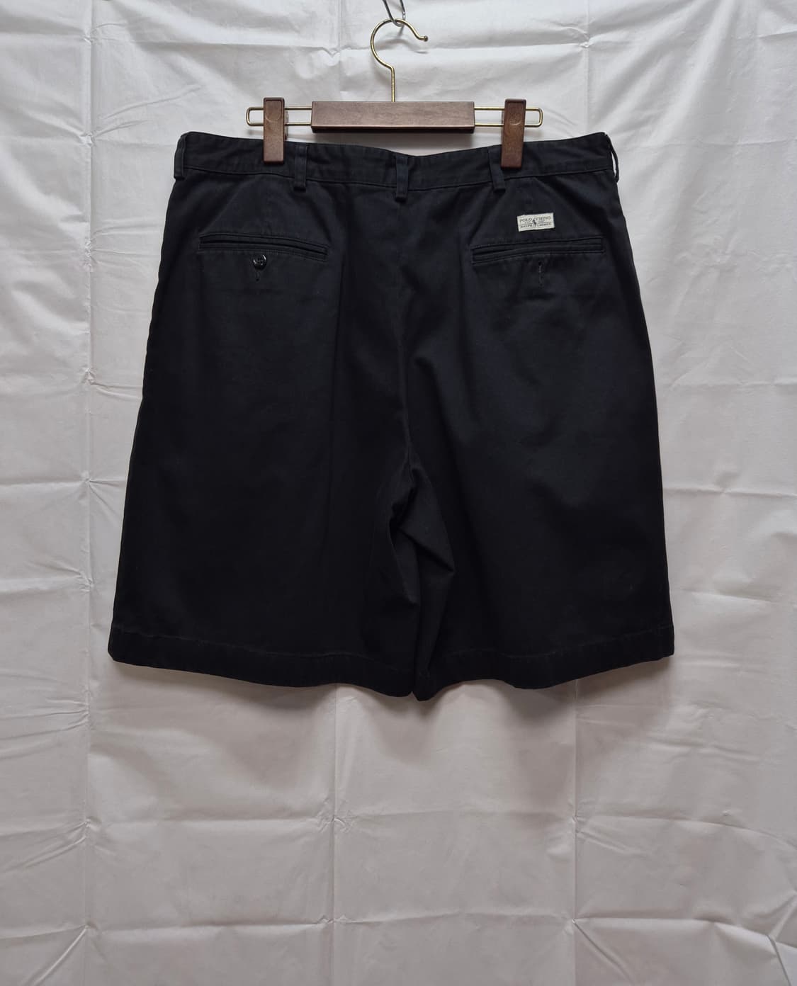 폴로 치노 하프팬츠 블랙 상품이미지5