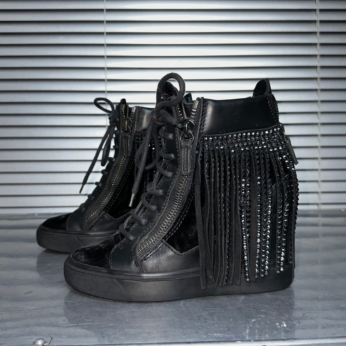 00s 레어 쥬세페 자노티 웨지 스니커즈 힐 상품이미지1