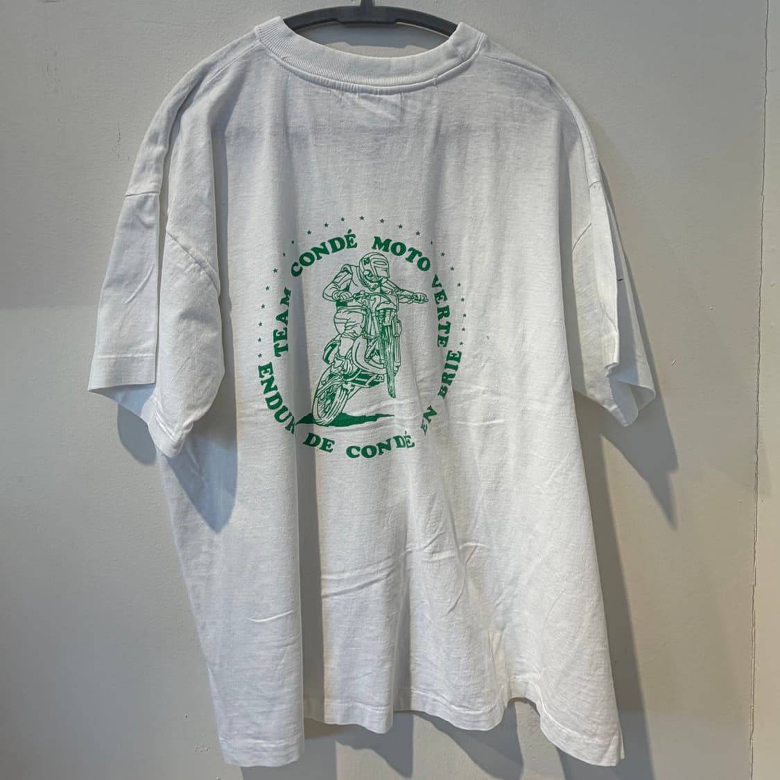 Team Conde Moto Verte Vintage T-shirts 상품이미지2