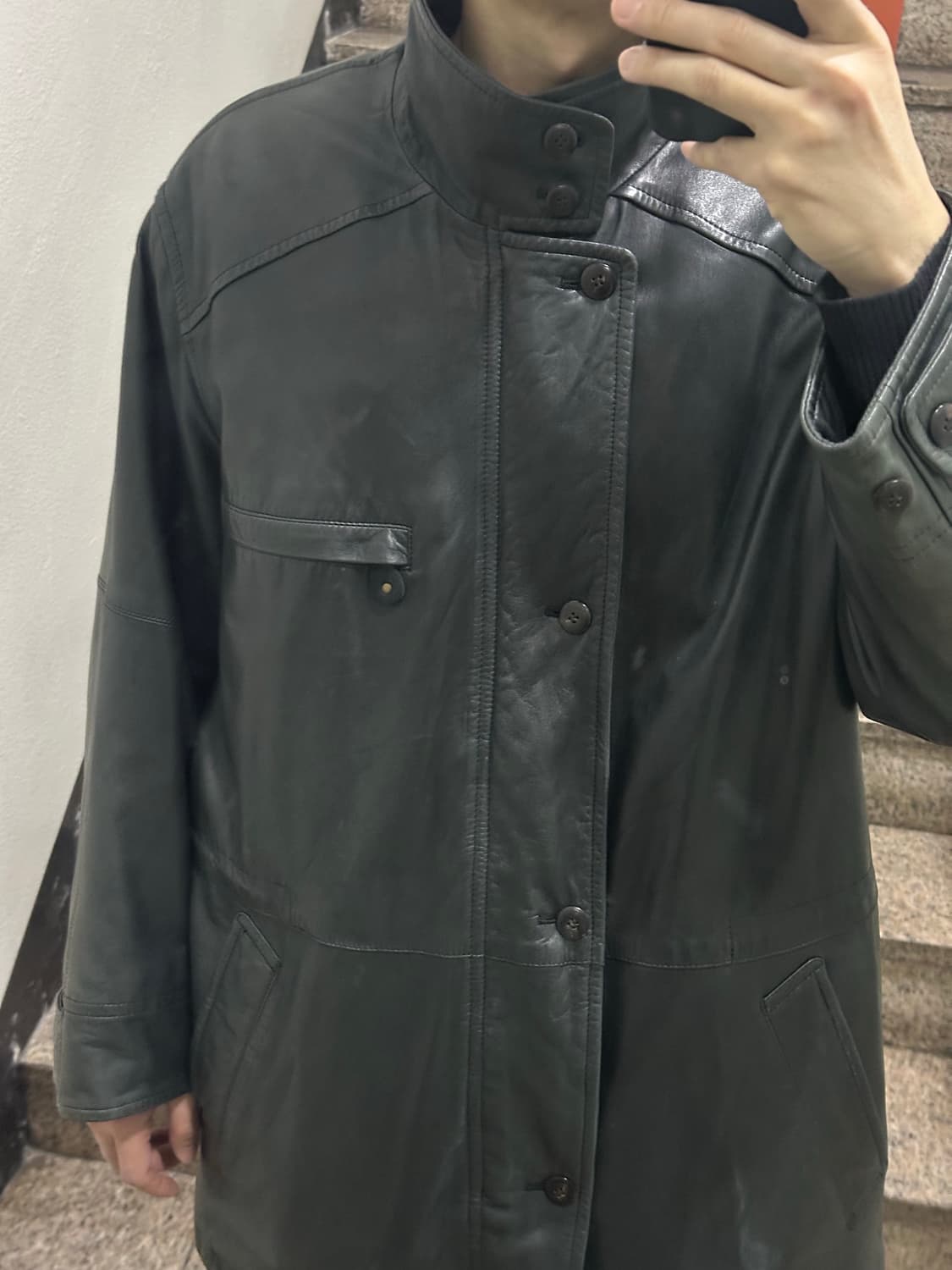 빈티지 디올 레더 카코트 L 상품이미지9