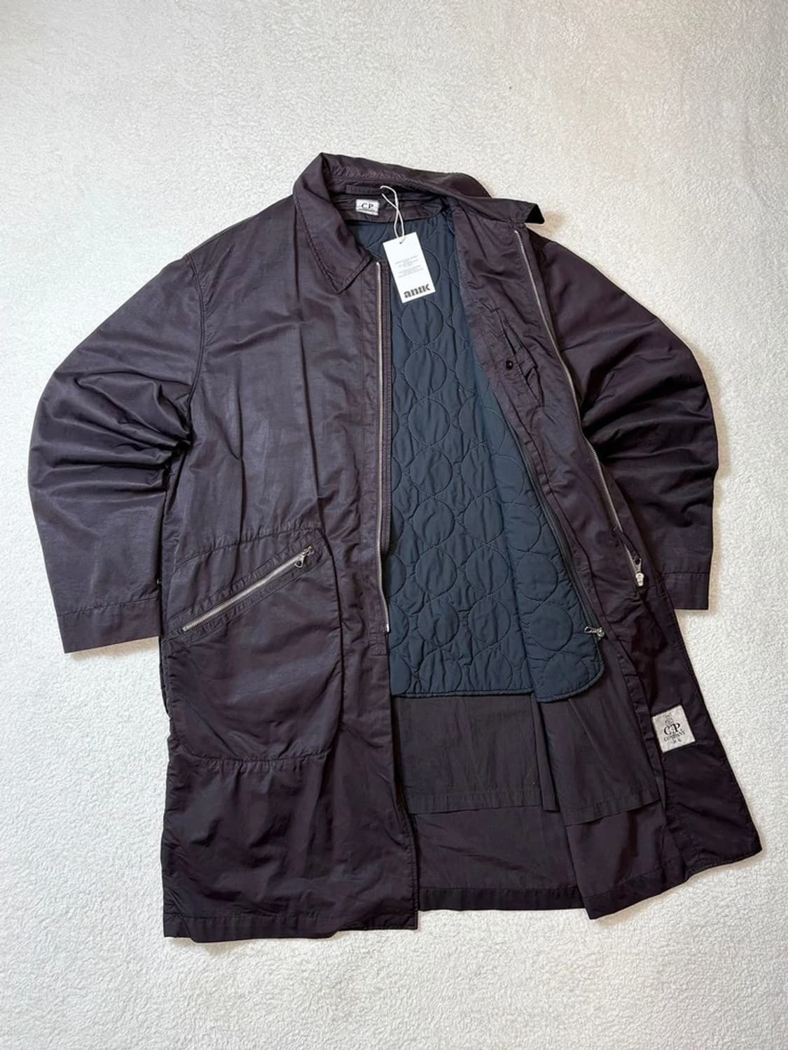 cp컴퍼니 90-00's 가먼트다잉 집 코트 pn6172    상품이미지2