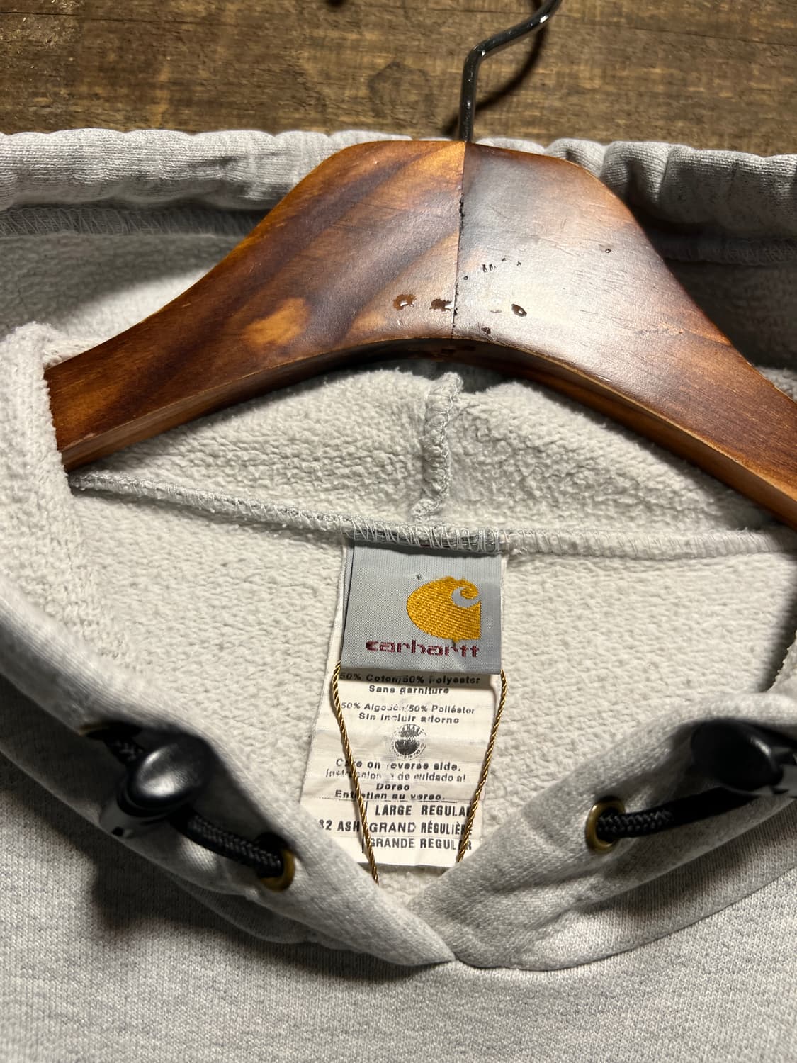 [L]칼하트 Made in USA 멜란지 후드 티셔츠 상품이미지2