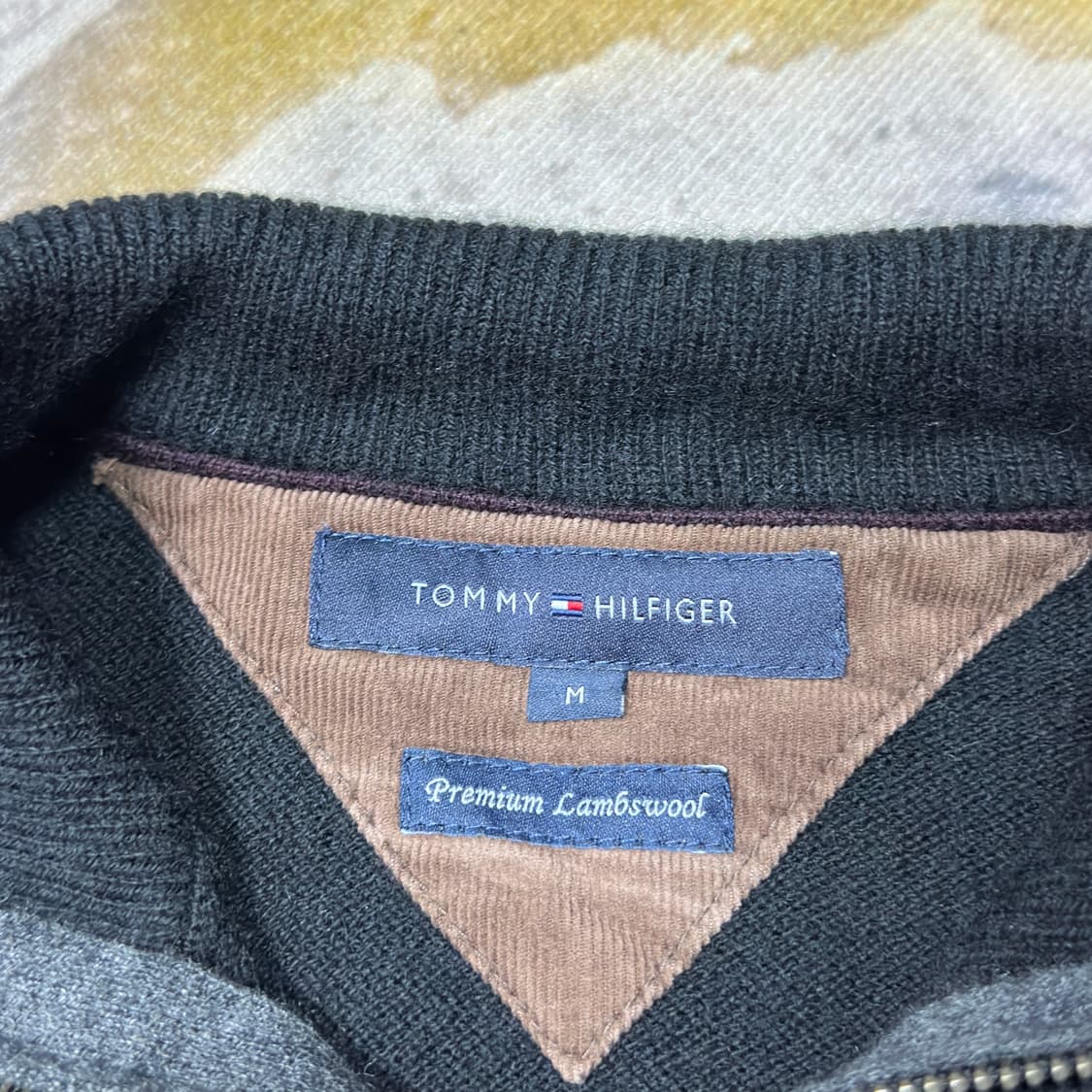타미 하프집업 램스울 니트 m 상품이미지3