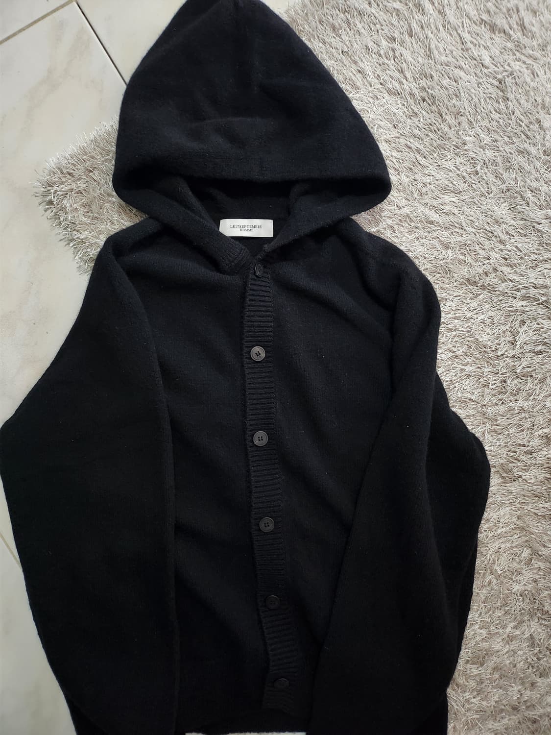 LE17SEPTEMBRE 캐시미어 블랜드 후드 가디건 상품이미지4