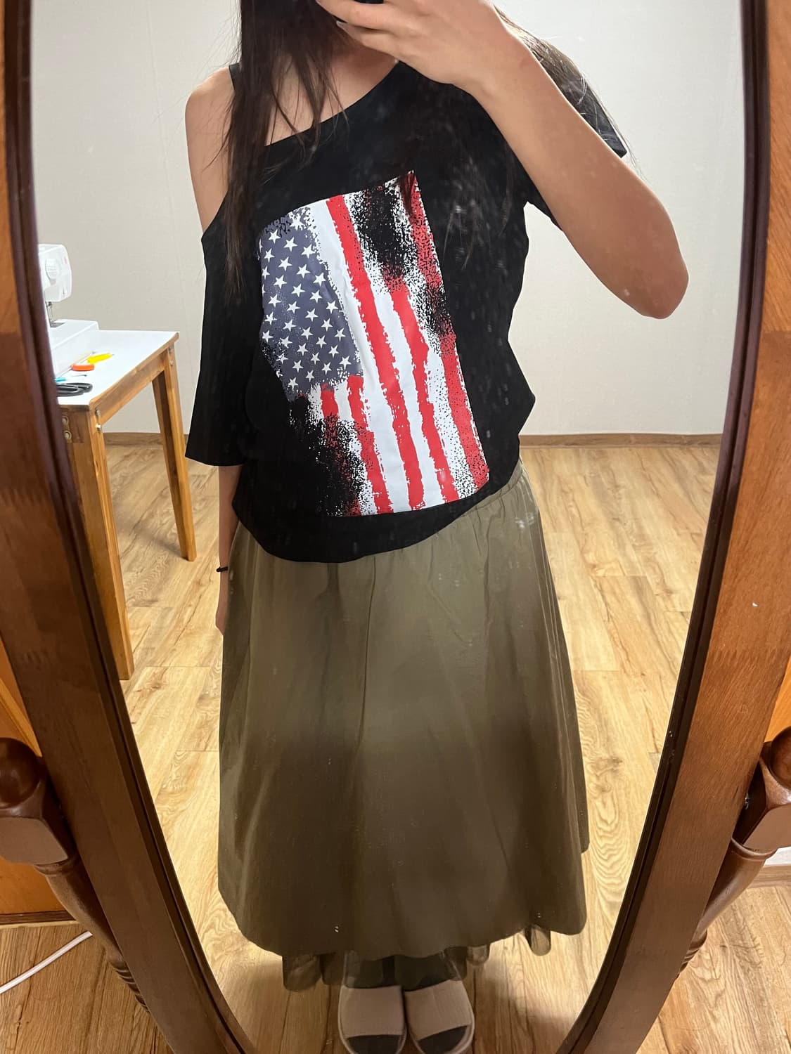 보세 오프숄더 반팔티 상품이미지1