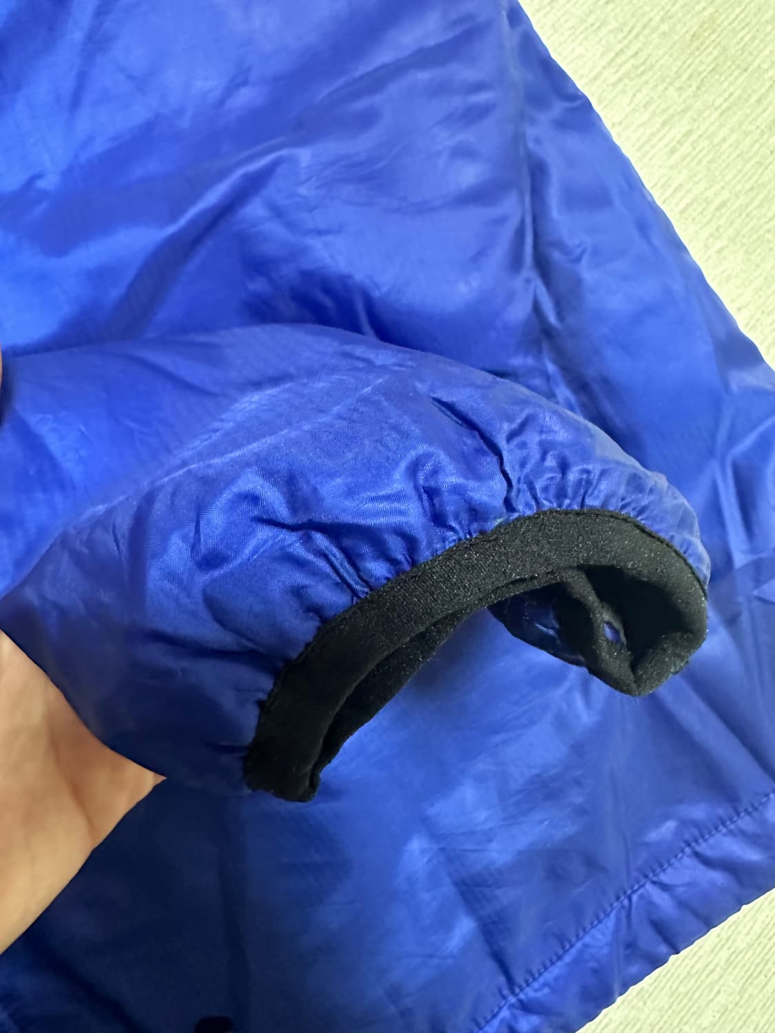 (L)00s 파타고니아 빈티지 퍼프볼 후드 패딩 블루 상품이미지4