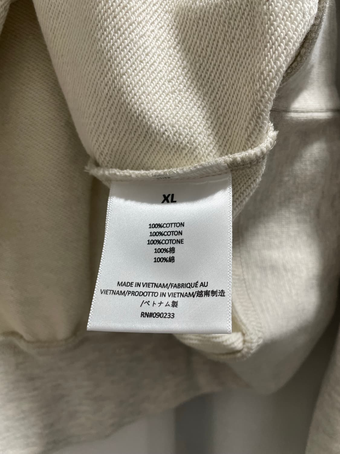 피어오브갓 에센셜/ 체스트 로고 폴로 티셔츠 오트밀/ XL 상품이미지7