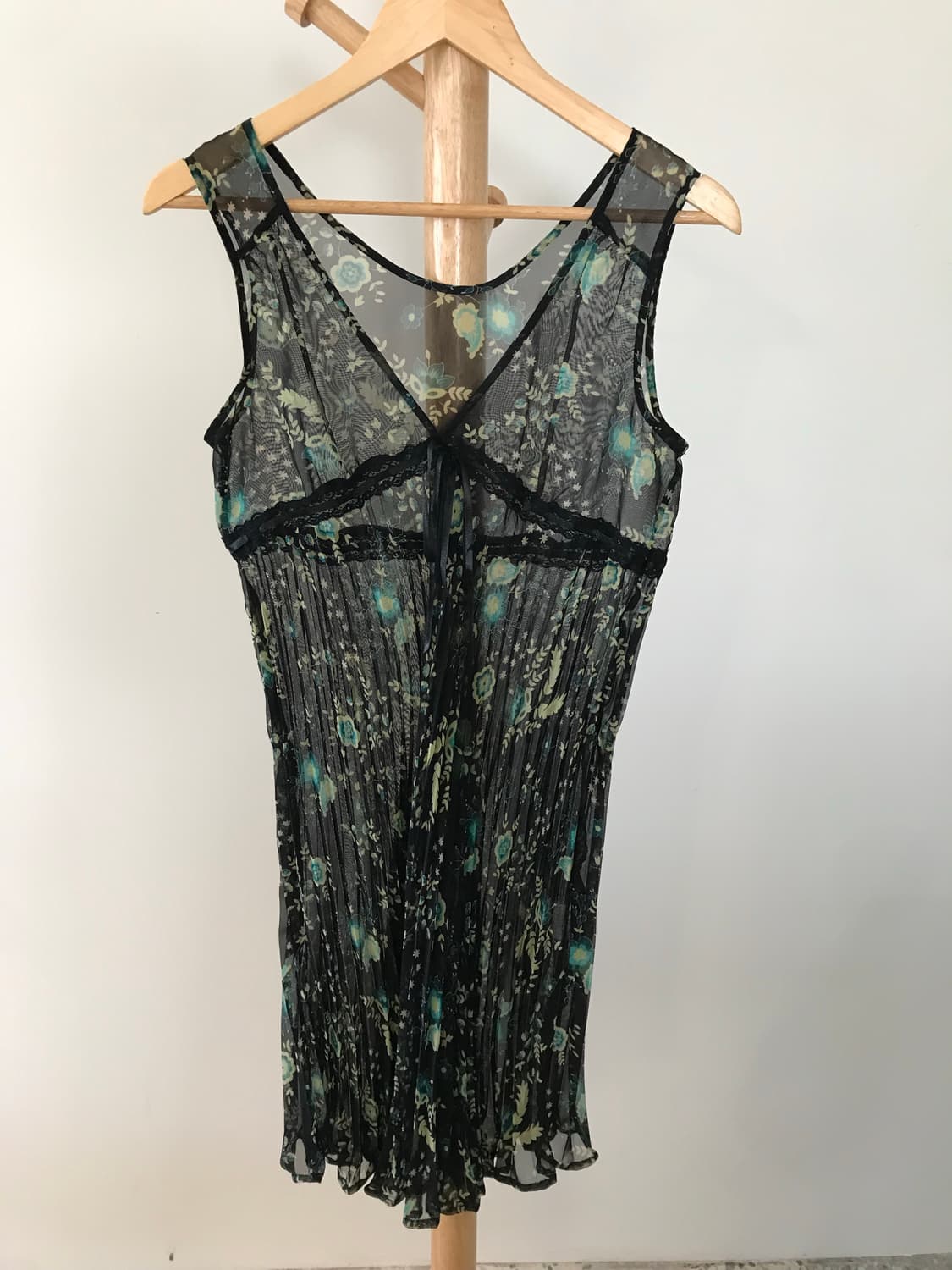 시네마클럽 페어리 오리엔탈 플라워 쉬폰 원피스 상품이미지4