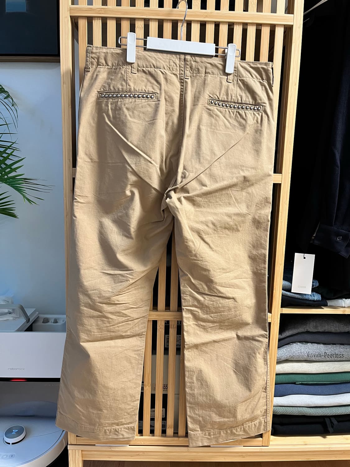 피어스 블랙아웃 커스텀 스터드 팬츠 상품이미지3