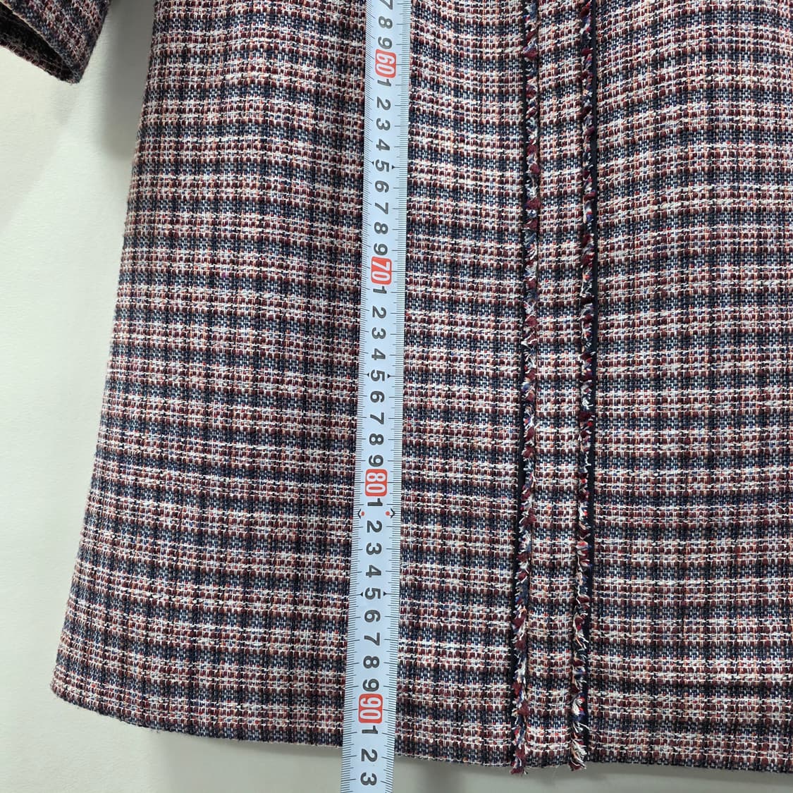 1292 지고트 트위드 원피스 여성 55 / 노카라 클래식 원피스 상품이미지4