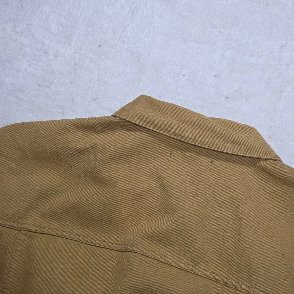 카멜 브라운 코튼 투포켓 자켓 상품이미지5