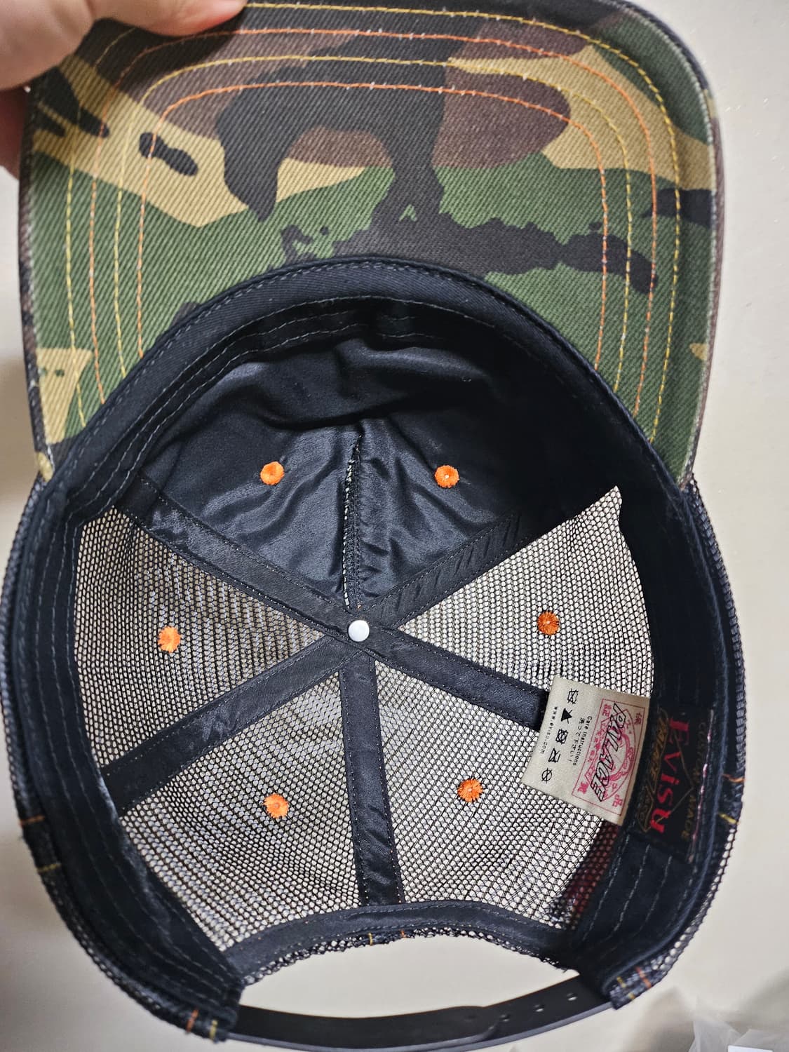 팔라스 에비수데님 카모 트러커캡  팔라스모자 상품이미지4