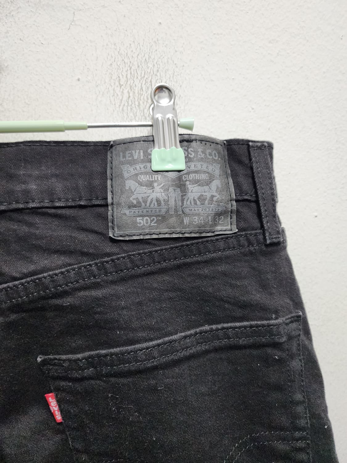 리바이스 502 블랙진 청바지 상품이미지4