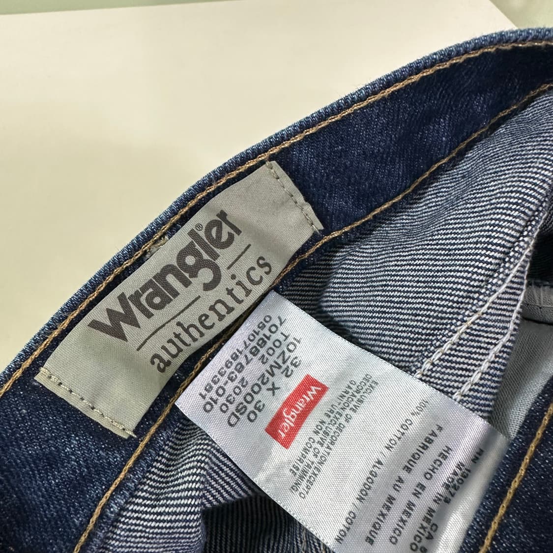 32 L 렝글러 레귤러일자핏 헤비데님 인디고 데님팬츠 상품이미지5