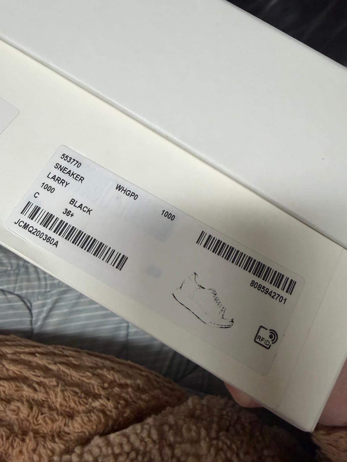 (새제품) 알렉산더 맥퀸 오버솔 스니커즈 블랙 235사이즈 상품이미지7