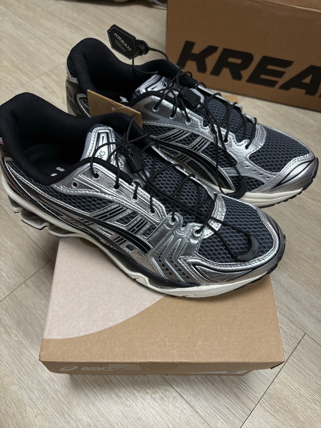 아식스 언리미티드 젤 카야노 14 캐리어 그레이 블랙 240 상품이미지4