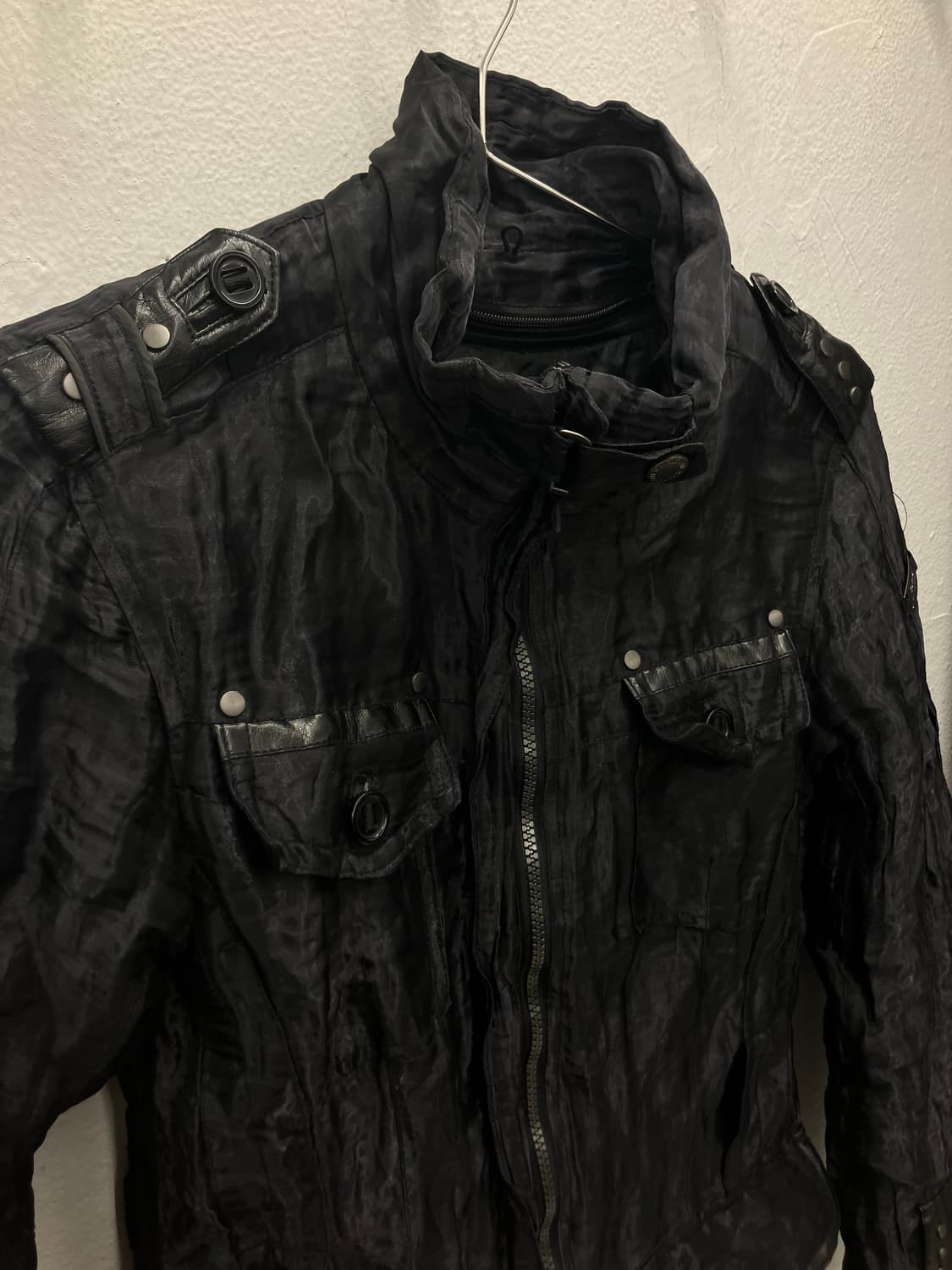 디젤 매쉬 레더 누빔자켓 상품이미지3