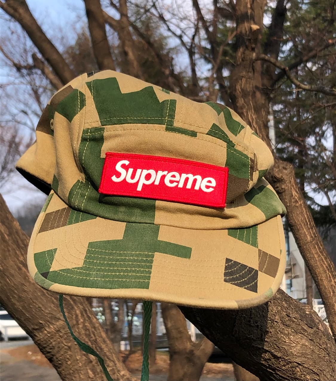 Supreme Digital Camo Camp Cap 상품이미지1