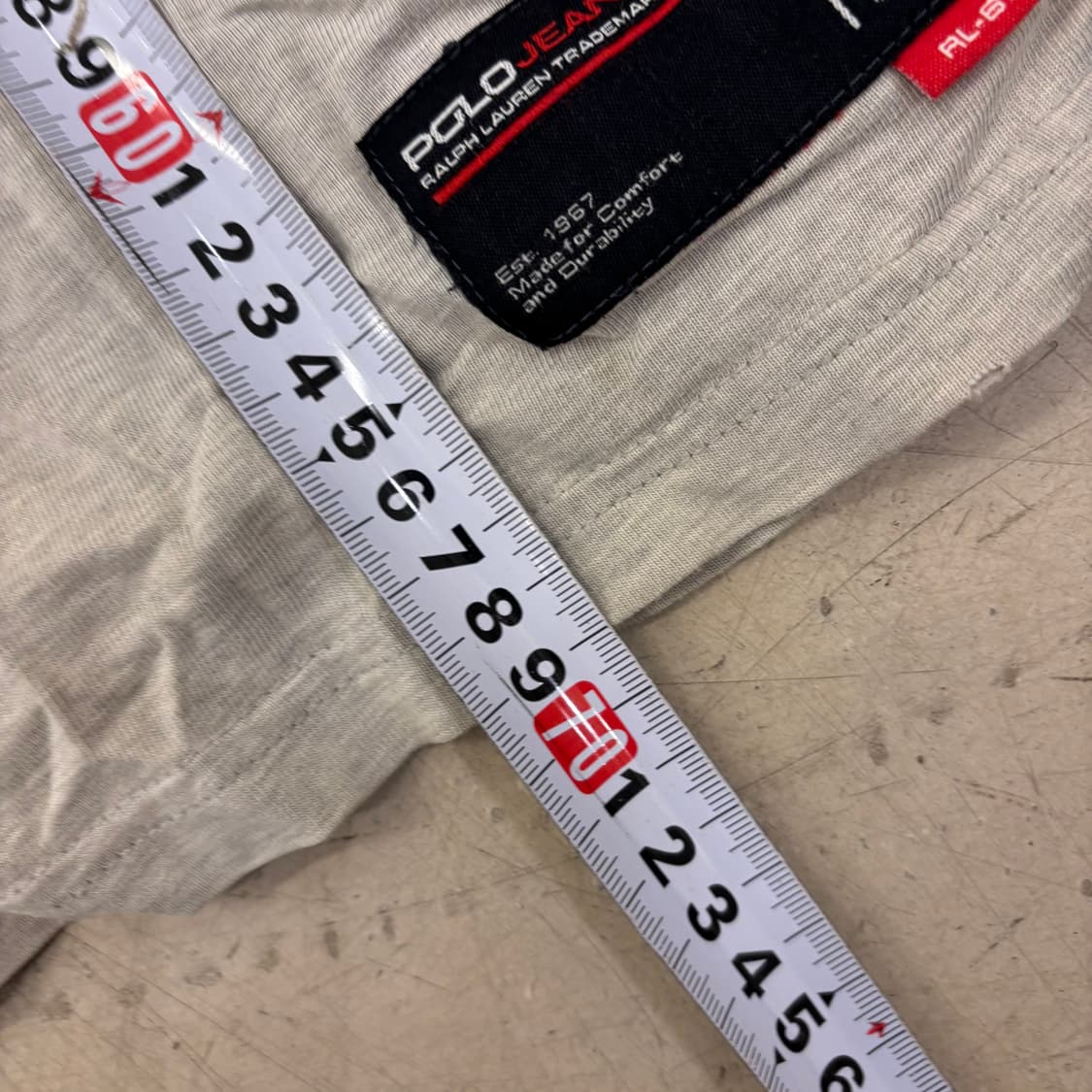 폴로 진스 컴퍼니 사이드라인 빅로고 반팔티 상품이미지4