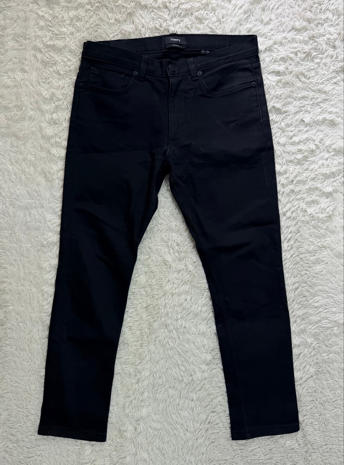 띠어리 남성 Raffi Slim Fit 블랙 데님 팬츠 상품이미지8