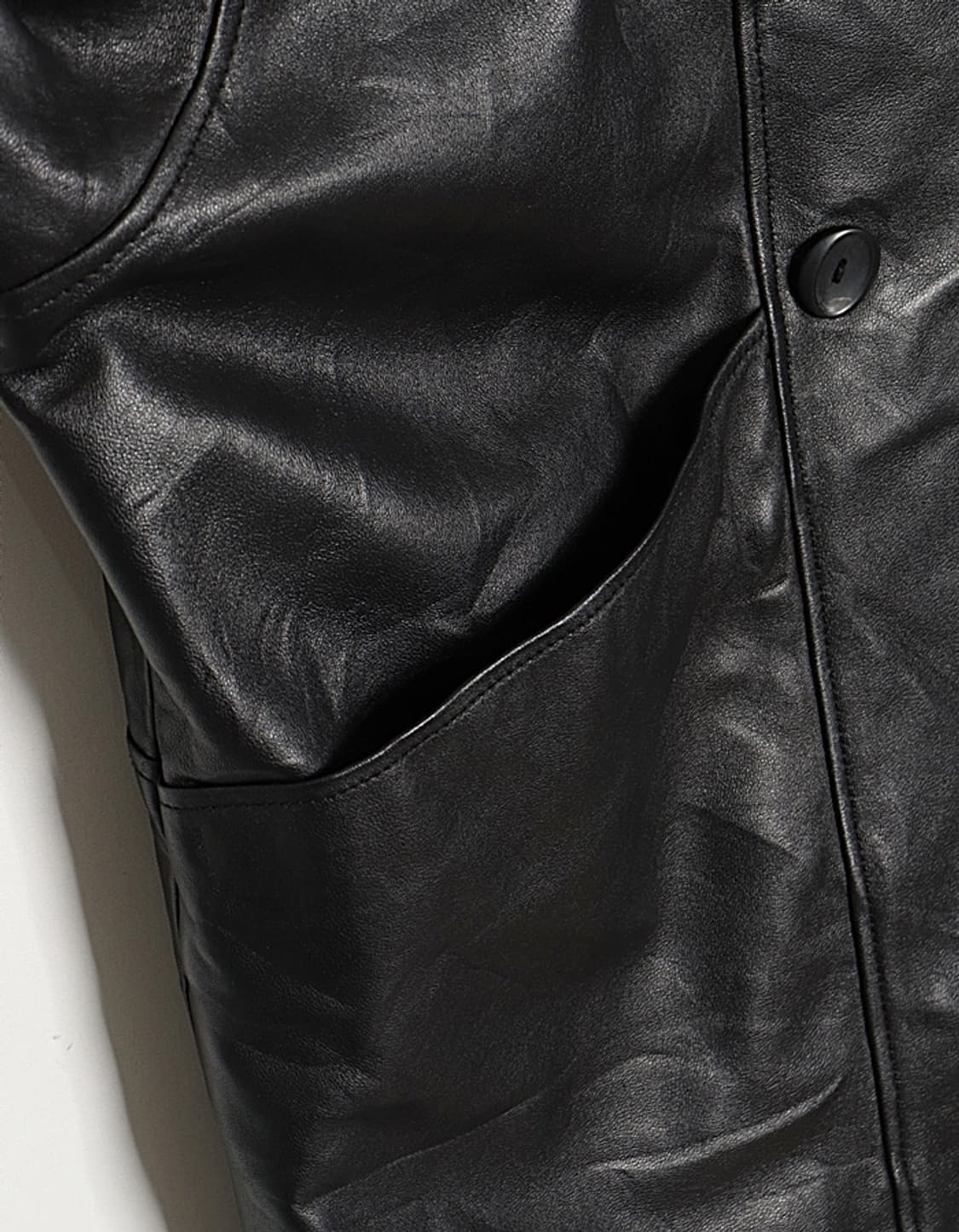 CORSO Dolman Leather Half Coat 상품이미지5