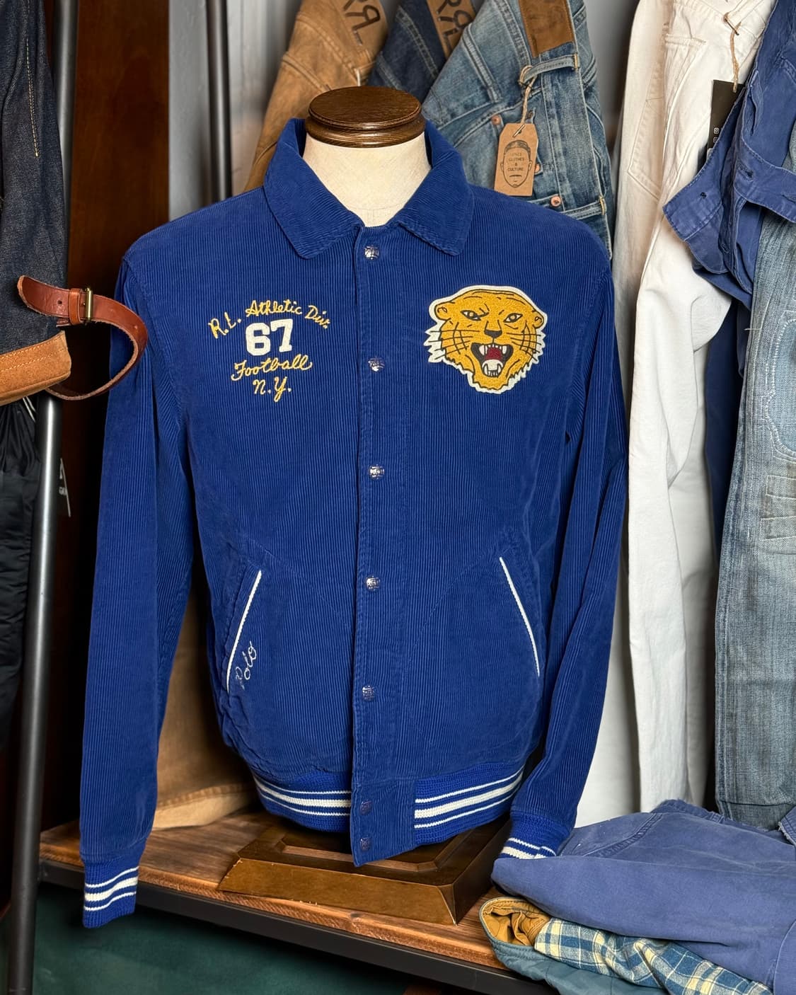 폴로 랄프로렌 코듀로이 바시티 자켓 S 상품이미지8