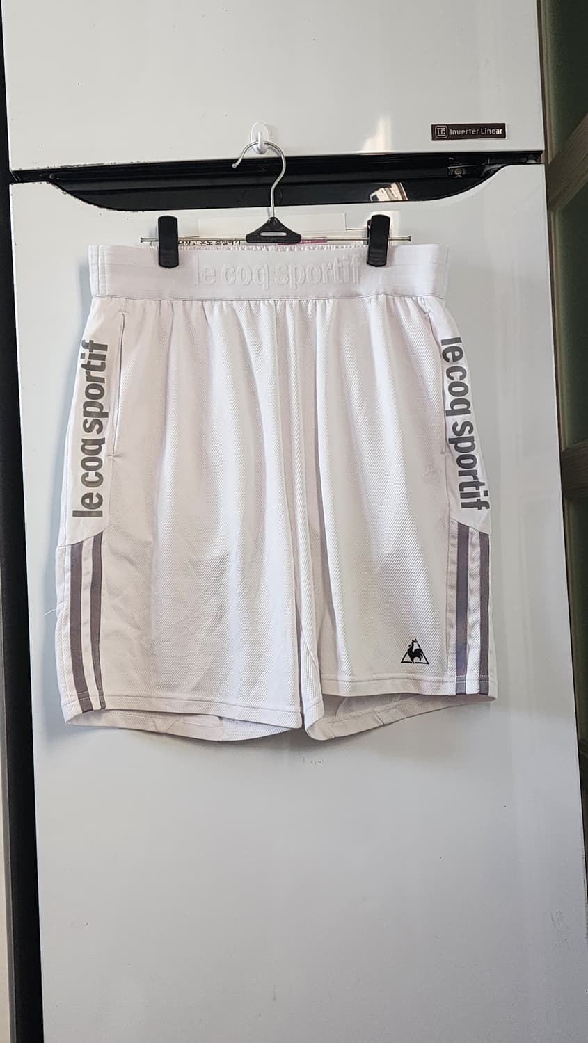 르꼬끄 스포르티브 흰색 반바지 L 상품이미지1