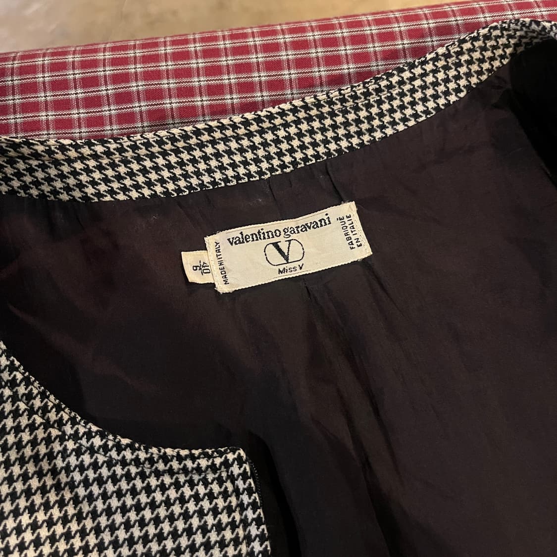 발렌티노 하운드투스 체크 원피스 상품이미지7
