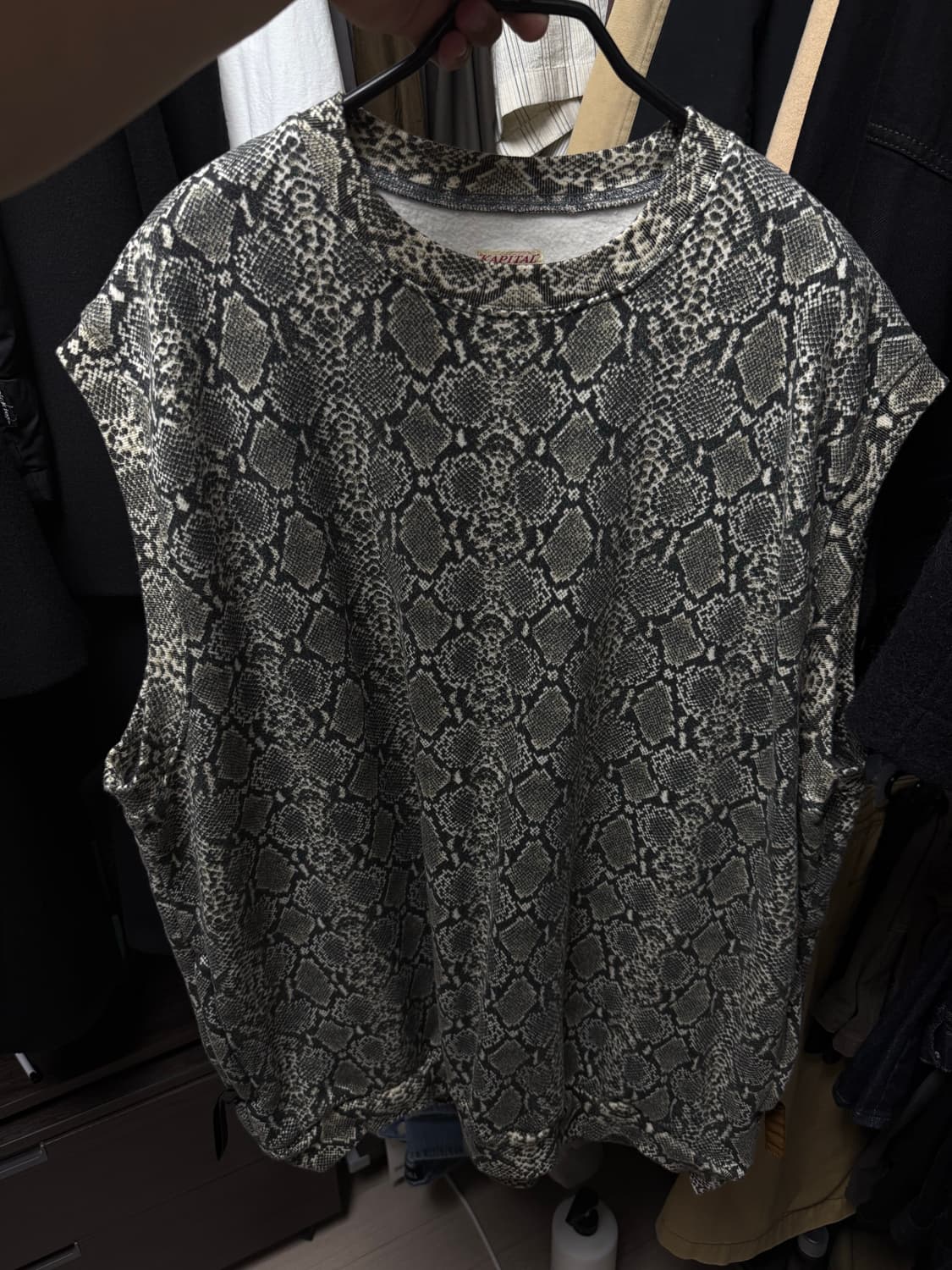 (4사이즈) 캐피탈 파이톤 베스트 상품이미지1