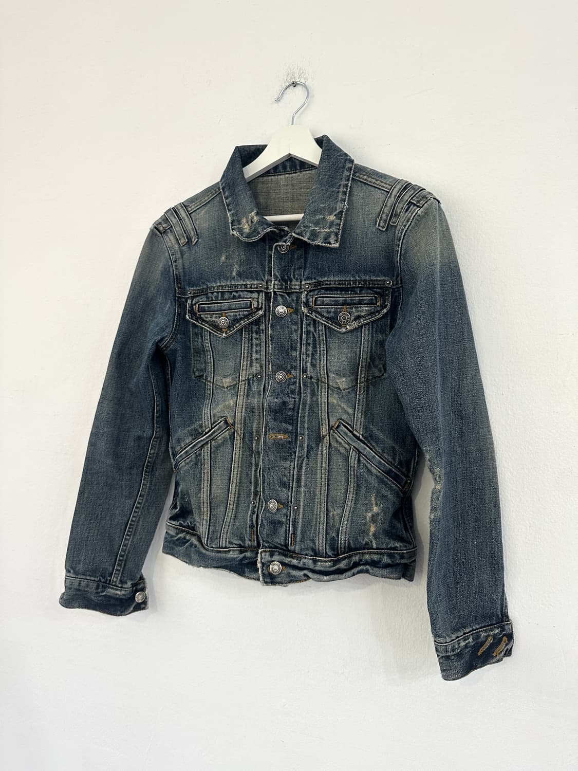 VTG 롤링스톤즈 디스트로이드 데님 자켓 상품이미지5