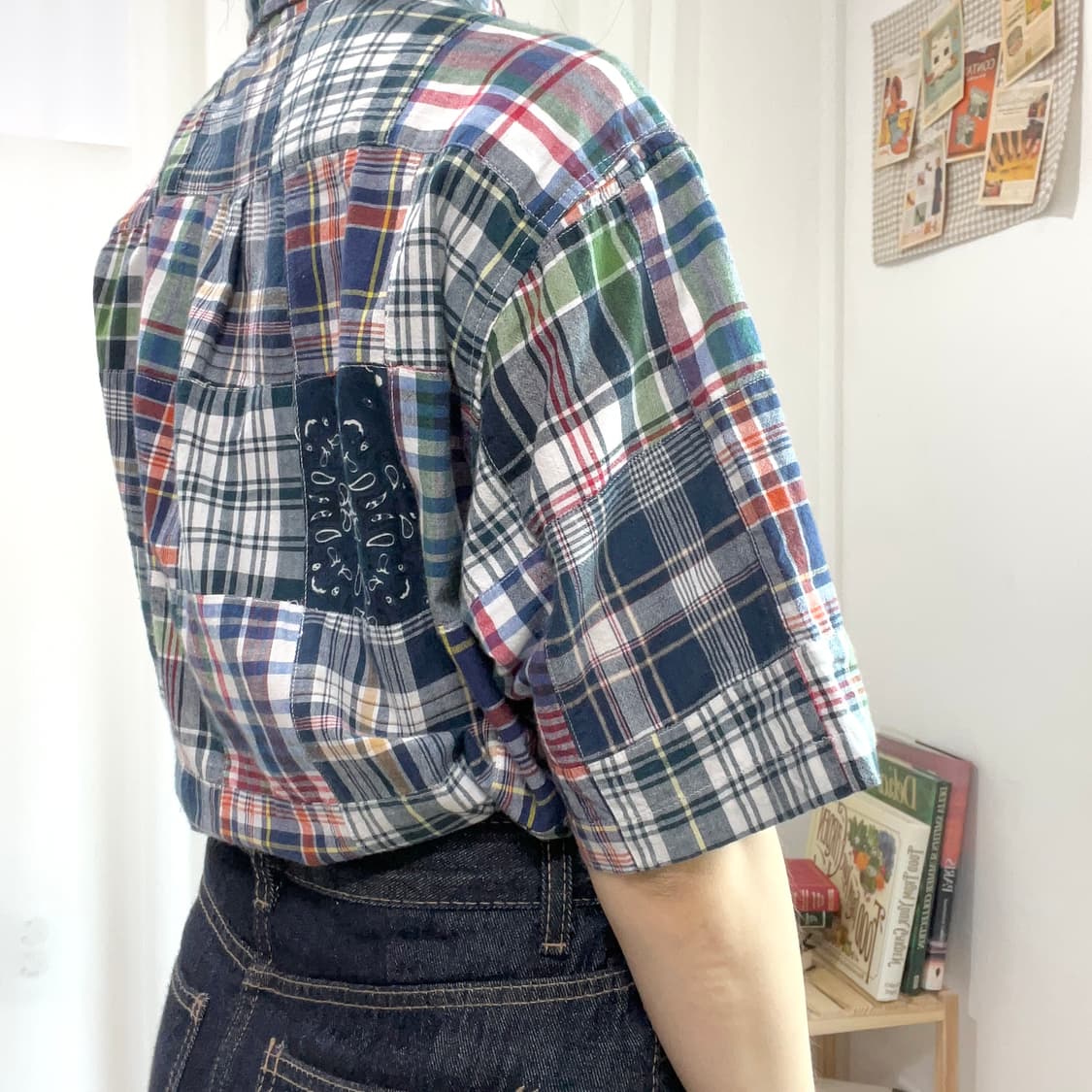 check-patch shirt 상품이미지9