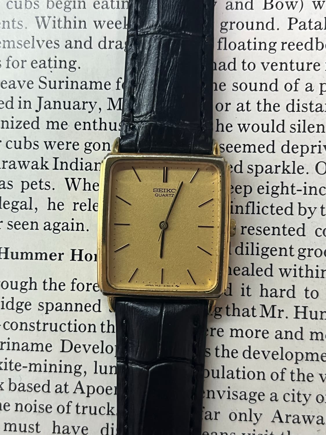  Vintage Seiko Quartz Tank Watch 상품이미지1