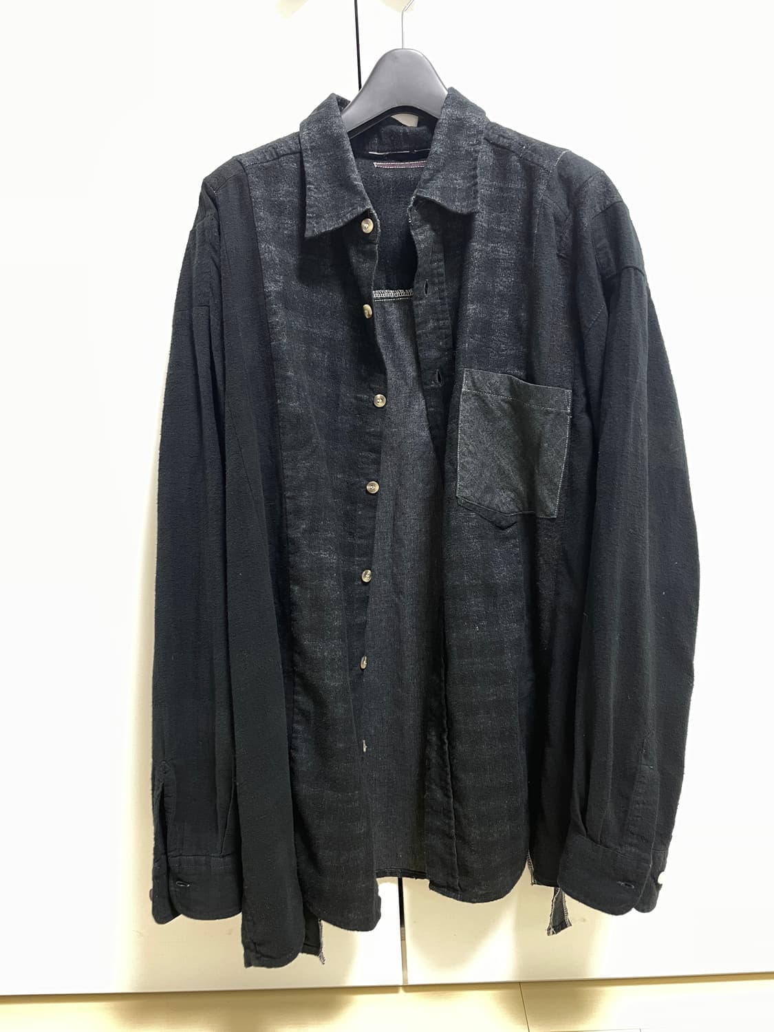 리빌드 바이 니들스 셔츠 블랙 상품이미지1