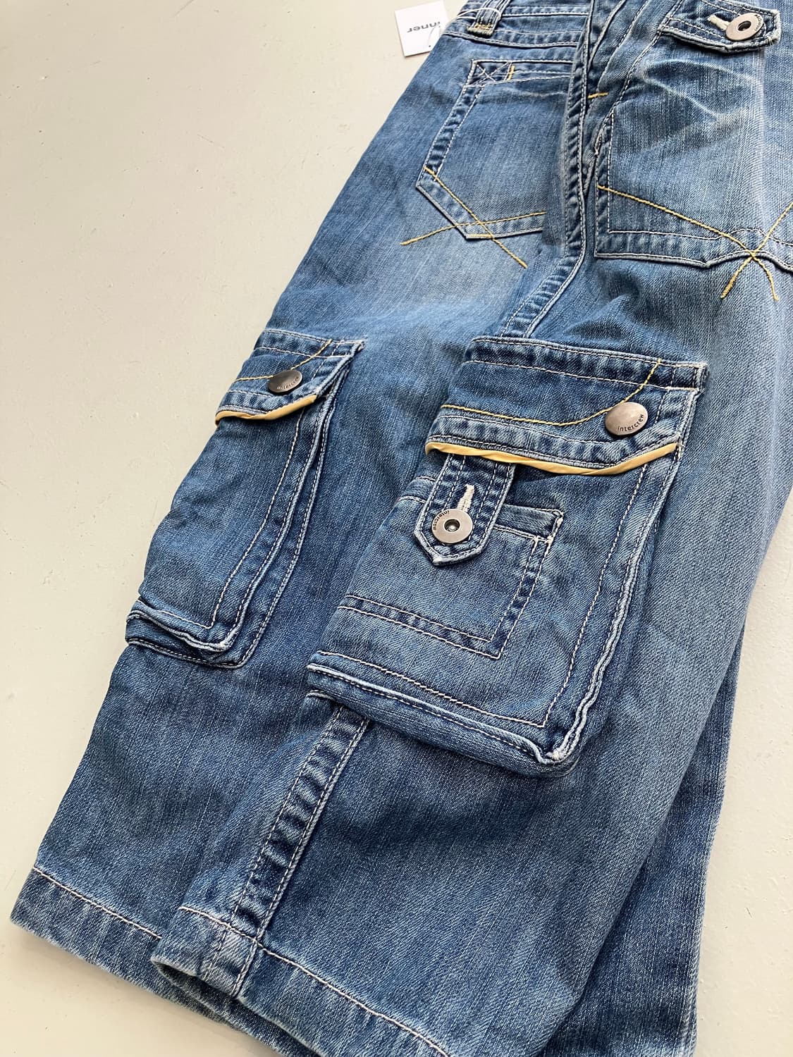 Intercrew jeans 멀티포켓 데님 카고 쇼츠 상품이미지4