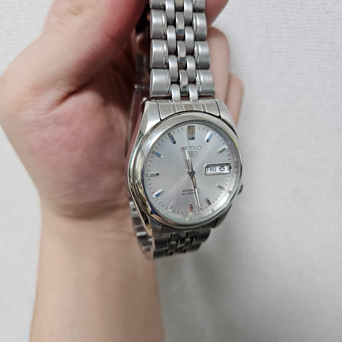 세이코 5 오토매틱 21석 시계 Automatic 21 jewels 상품이미지3