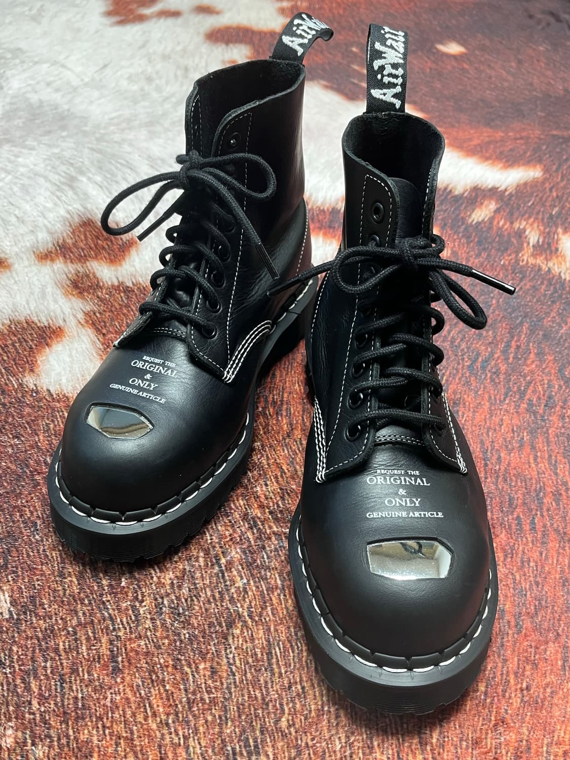 [240] 닥터마틴 1460 ST 오버드라이브 스틸토 블랙 8홀 부츠 상품이미지3