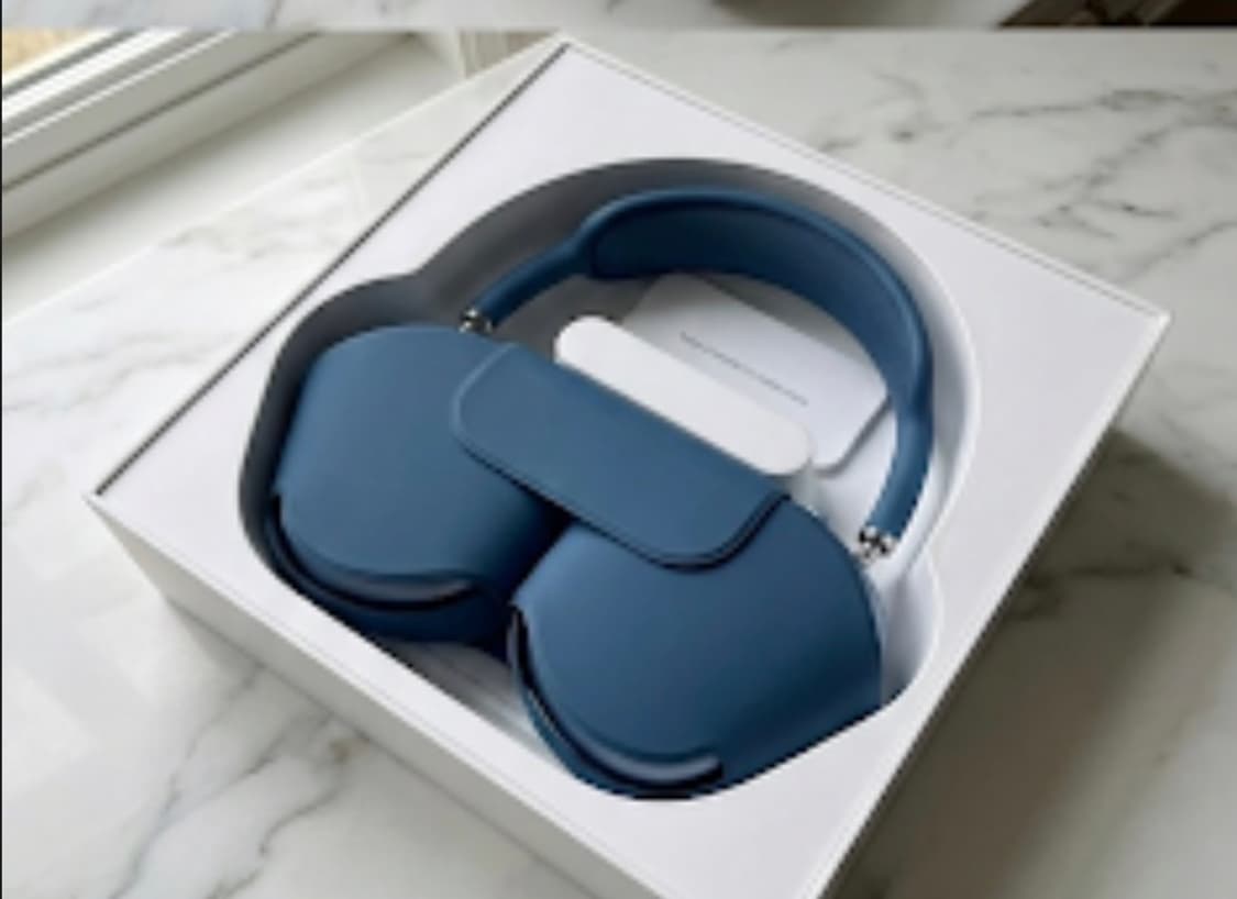 S급 1.17단순개봉 에어팟 맥스 블루 C타입 상품이미지2