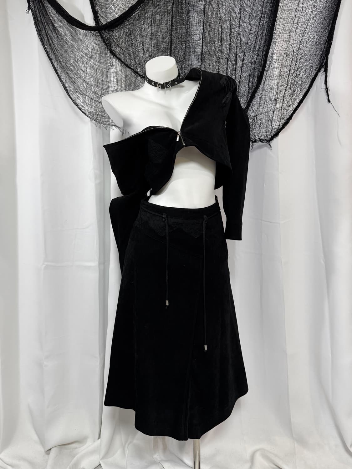 lace corset jacket, skirt set 상품이미지6