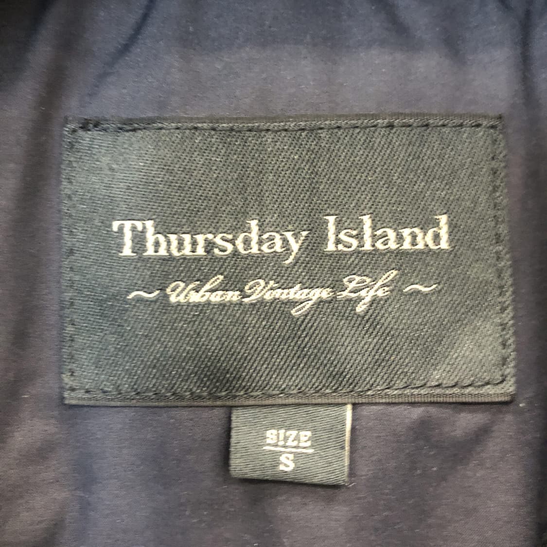 써스데이아일랜드 벨티드 퀄팅 구스다운점퍼 S 상품이미지5